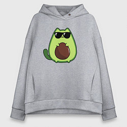 Женское худи оверсайз Avo cat o в очках