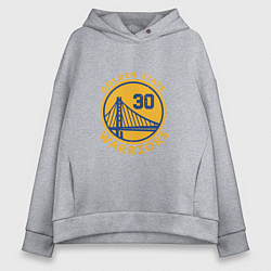 Толстовка оверсайз женская GS Warriors, цвет: меланж