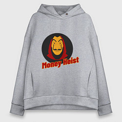 Толстовка оверсайз женская Dali - Money Heist, цвет: меланж