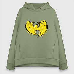 Толстовка оверсайз женская Style Wu-Tang, цвет: авокадо