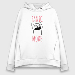 Женское худи оверсайз Panic mode - Режим паники
