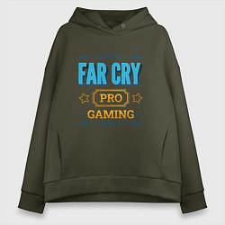 Толстовка оверсайз женская Игра Far Cry pro gaming, цвет: хаки