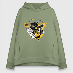 Женское худи оверсайз Wu - killa beez
