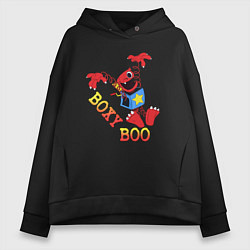 Толстовка оверсайз женская Boxy Boo, цвет: черный