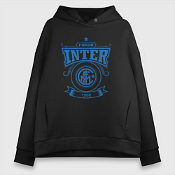 Толстовка оверсайз женская Forza Inter, цвет: черный