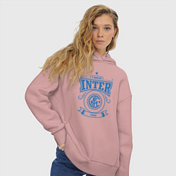 Толстовка оверсайз женская Forza Inter, цвет: пыльно-розовый — фото 2