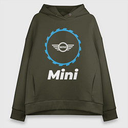Толстовка оверсайз женская Mini в стиле Top Gear, цвет: хаки