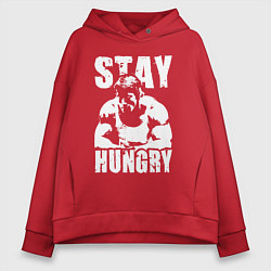Толстовка оверсайз женская Arnold motivation, цвет: красный