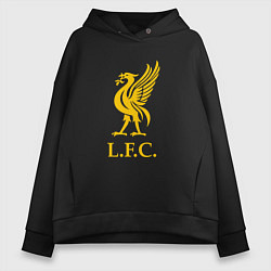Толстовка оверсайз женская Liverpool sport fc, цвет: черный