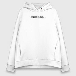 Толстовка оверсайз женская Success, цвет: белый