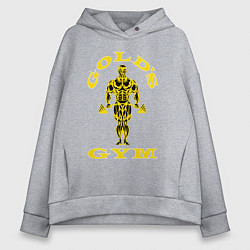 Толстовка оверсайз женская Зал голда, цвет: меланж