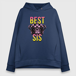 Женское худи оверсайз Best sis