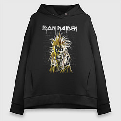 Женское худи оверсайз Iron Maiden Eddie