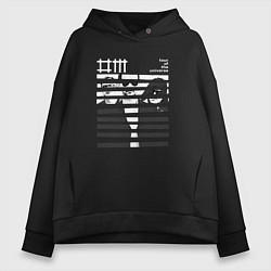 Толстовка оверсайз женская Depeche Mode - SOTU merch, цвет: черный