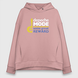 Толстовка оверсайз женская Deepche Mode - Some great reward, цвет: пыльно-розовый
