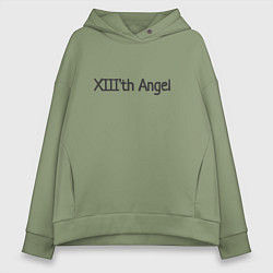 Толстовка оверсайз женская XIIIth angel, цвет: авокадо