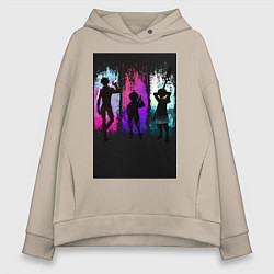 Толстовка оверсайз женская Семь смертных грехов Кинг, цвет: миндальный