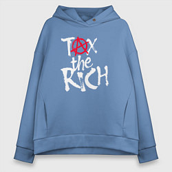 Женское худи оверсайз Tax the rich