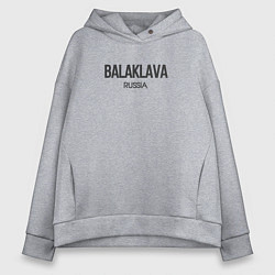 Толстовка оверсайз женская Balqlava, цвет: меланж