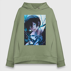 Толстовка оверсайз женская Ванитас мемуар, цвет: авокадо