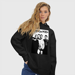 Толстовка оверсайз женская Depeche mode all, цвет: черный — фото 2