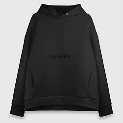 Толстовка оверсайз женская BTS Dynamite Jeon Jungkook, цвет: черный