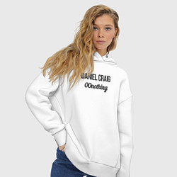 Толстовка оверсайз женская Daniel Craig, цвет: белый — фото 2