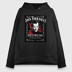 Толстовка оверсайз женская Jack Torrance, цвет: черный