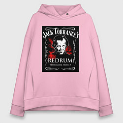 Толстовка оверсайз женская Jack Torrance, цвет: светло-розовый