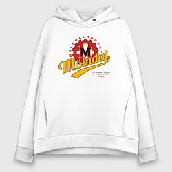 Толстовка оверсайз женская Molndal hockey, цвет: белый