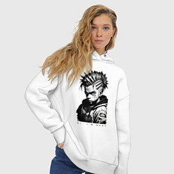Толстовка оверсайз женская Чувак Барт Симпсон, цвет: белый — фото 2
