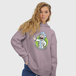 Толстовка оверсайз женская Vault Rick, цвет: сиреневый — фото 2