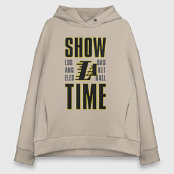 Толстовка оверсайз женская Lakers show time, цвет: миндальный