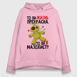 Женское худи оверсайз Кукла вуду