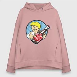 Толстовка оверсайз женская Vault Guybrush, цвет: пыльно-розовый