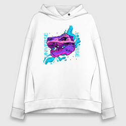 Толстовка оверсайз женская Universe, цвет: белый