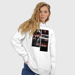 Толстовка оверсайз женская Ранкер который живёт второй раз, цвет: белый — фото 2