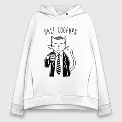 Толстовка оверсайз женская Dale Coopurr, цвет: белый
