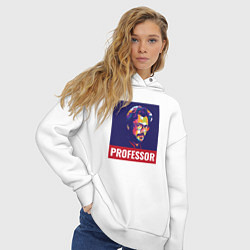 Толстовка оверсайз женская Professor, цвет: белый — фото 2