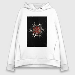 Толстовка оверсайз женская Saw game, цвет: белый