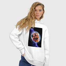 Толстовка оверсайз женская Марти и Док, цвет: белый — фото 2