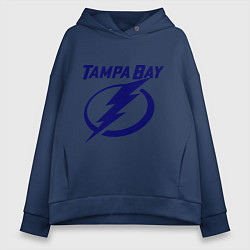 Толстовка оверсайз женская HC Tampa Bay, цвет: тёмно-синий