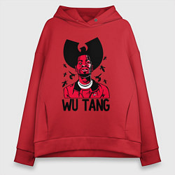 Толстовка оверсайз женская Wu-Tang Insects, цвет: красный