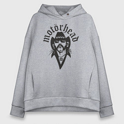 Толстовка оверсайз женская Motorhead Rocker, цвет: меланж