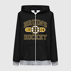 Женская толстовка на молнии Boston Bruins: Est.1924