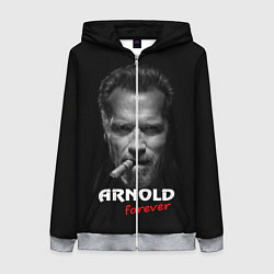 Женская толстовка на молнии Arnold forever