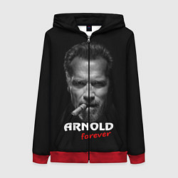 Женская толстовка на молнии Arnold forever