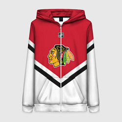 Женская толстовка на молнии NHL: Chicago Blackhawks