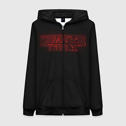 Толстовка на молнии женская Logo ST, цвет: 3D-черный