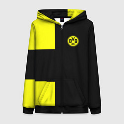 Толстовка на молнии женская BVB FC: Black style, цвет: 3D-черный